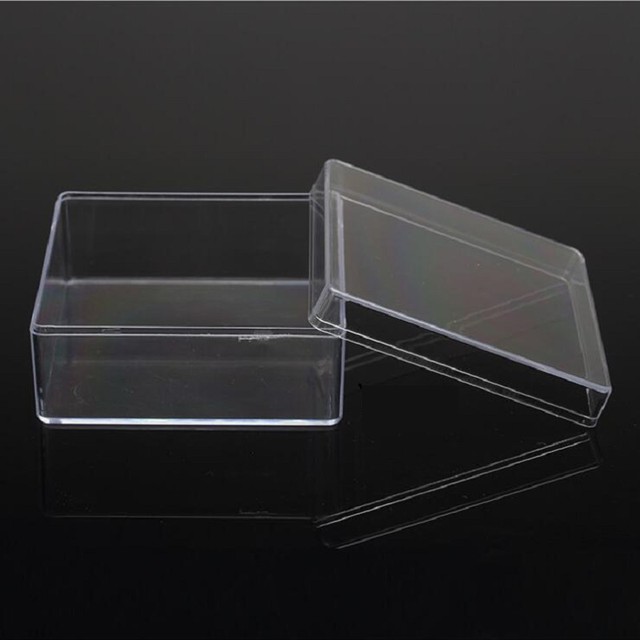 Square Plastic Transparent Storage Box  Clear Packaging Plastic Boxes - 10  Pcs Clear - Aliexpress